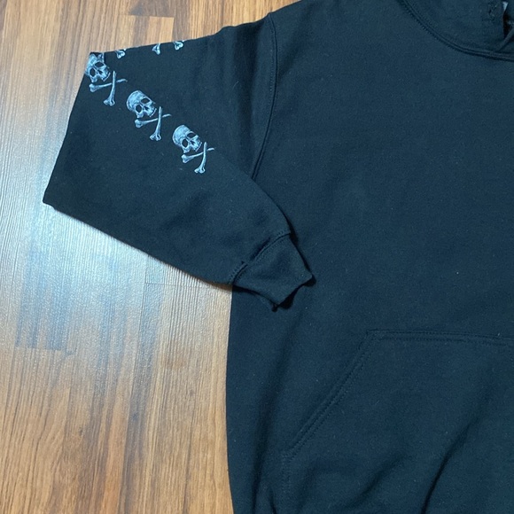 Global Pandemic Sweatshirt Hoodie St Augustine Florida Black Size Small - Picture 3 of 10